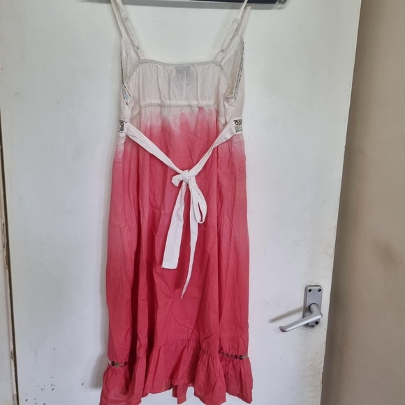 Y2k Bay trading ombre hand dyed summer dressUk 10Sequined detail Bnwt - Picture 2 of 6